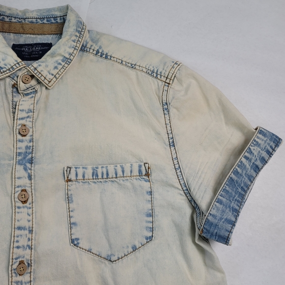 Pull & Bear Button Down Dress Shirt - Picture 3 of 3